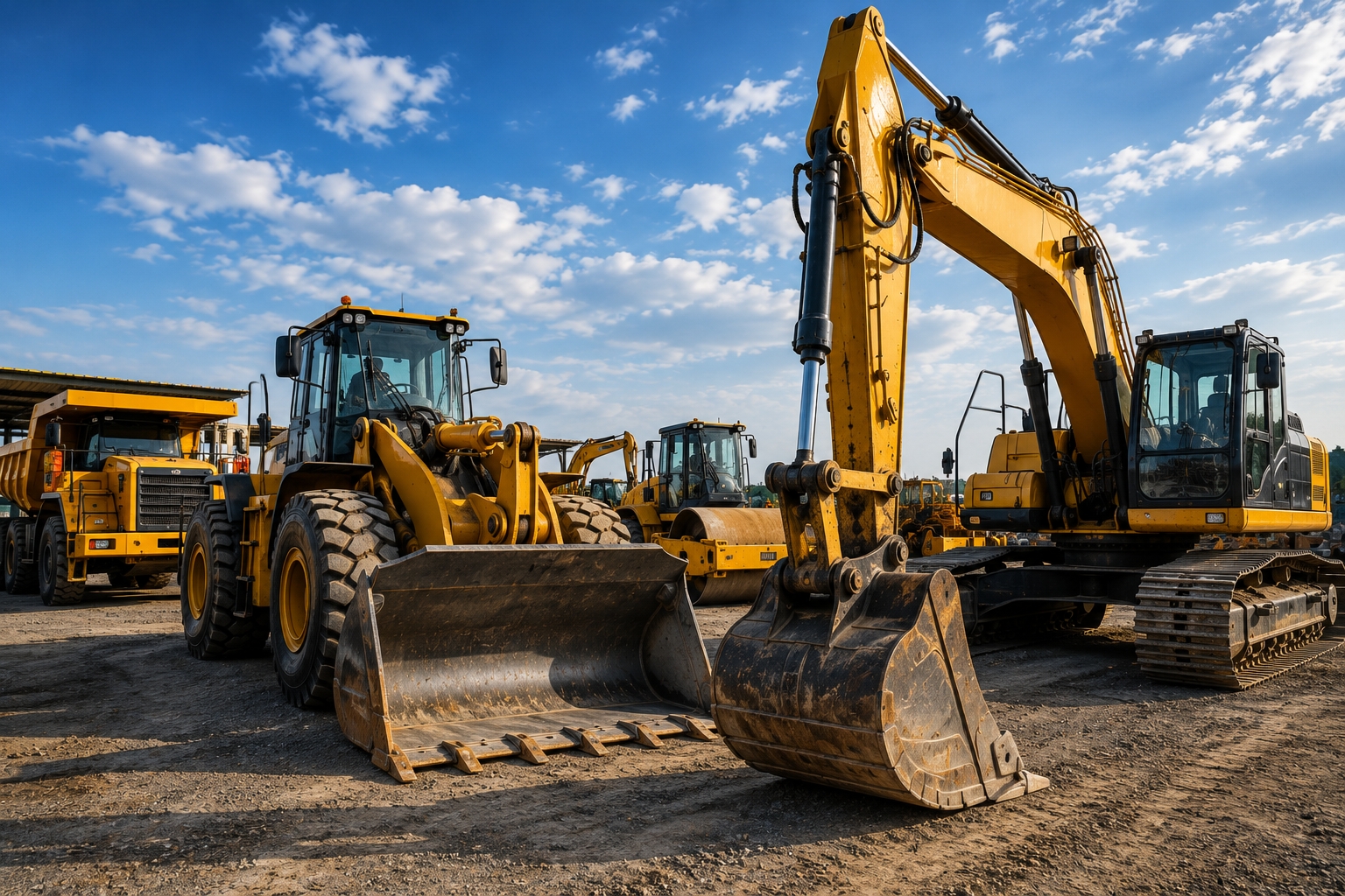 Heavy equipment sourcing and trading